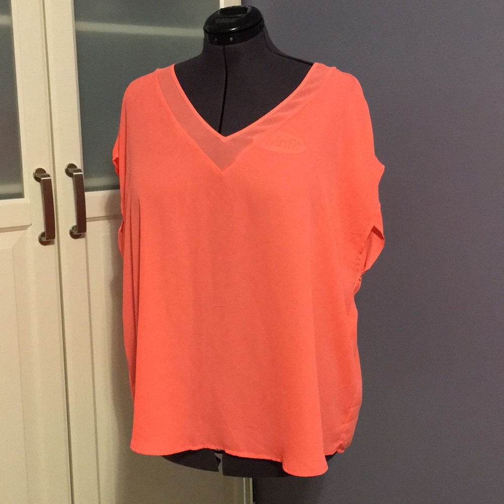 Torrid Vibrant Peach Top